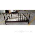 Most popular new style solid wood pine bed with painting or oiled